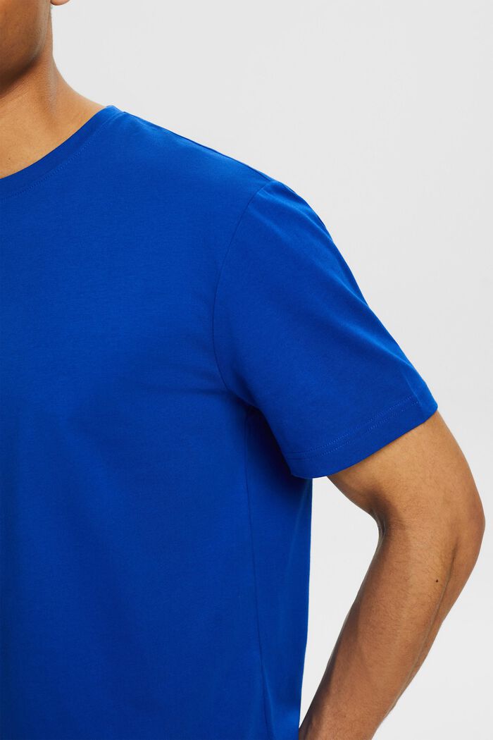 Camiseta de cuello redondo y manga corta, BRIGHT BLUE, detail image number 3