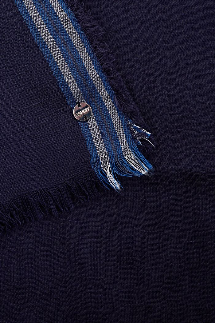 Fular de sarga, DARK BLUE, detail image number 1