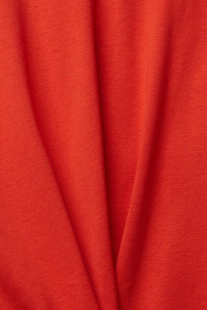Camiseta con mangas de tres cuartos, ORANGE RED, detail image number 8