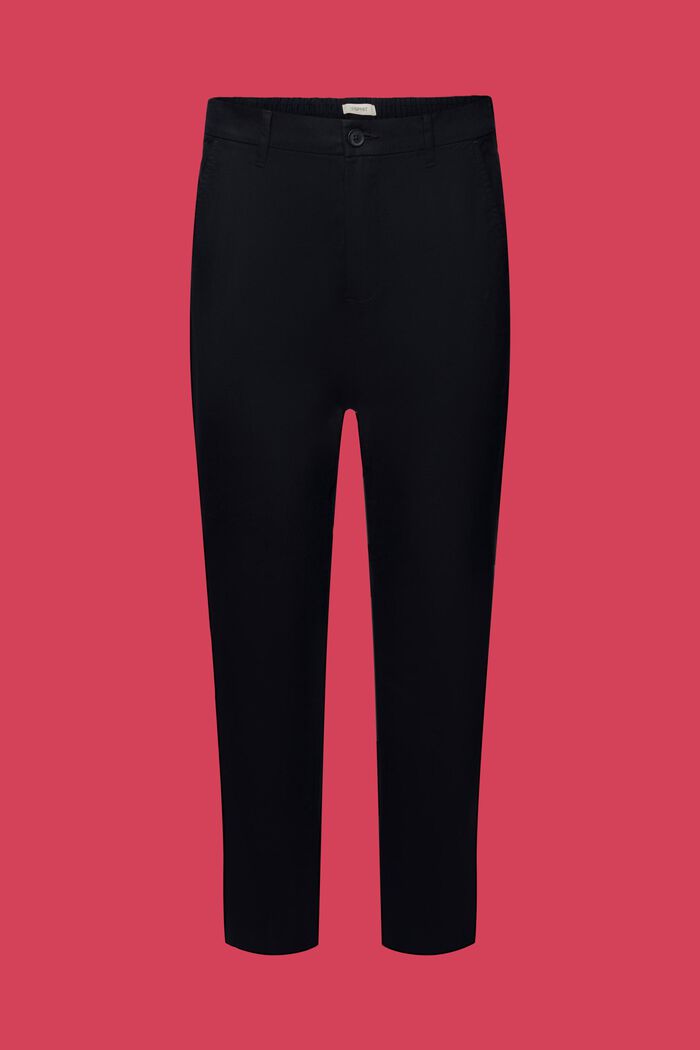 Pantalones chinos con acabado cepillado, NAVY, detail image number 7