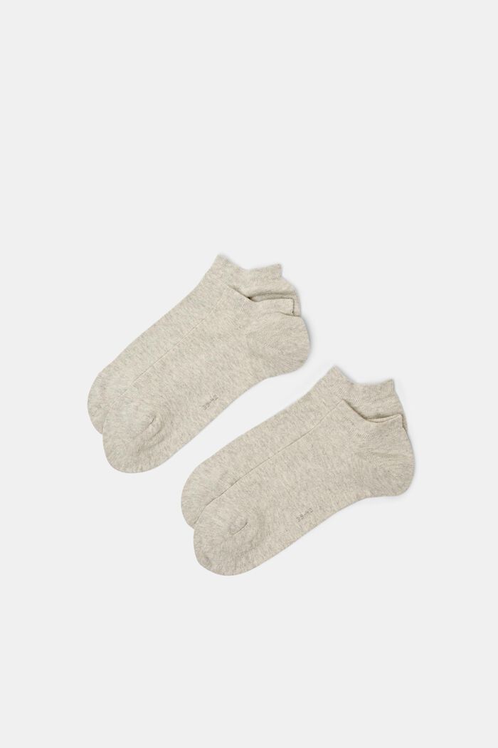 Pack de 2 pares de calcetines, algodón ecológico, STORM GREY, detail image number 0
