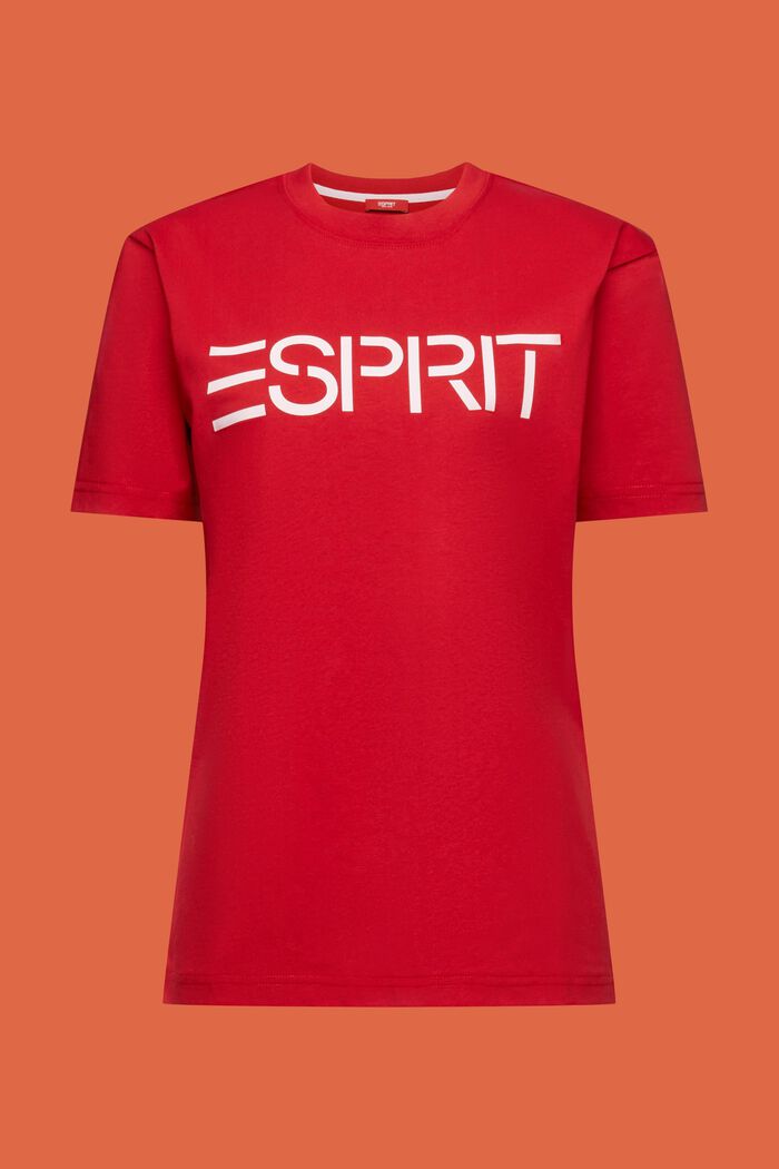Camiseta unisex en jersey de algodón con logotipo, RED, detail image number 8