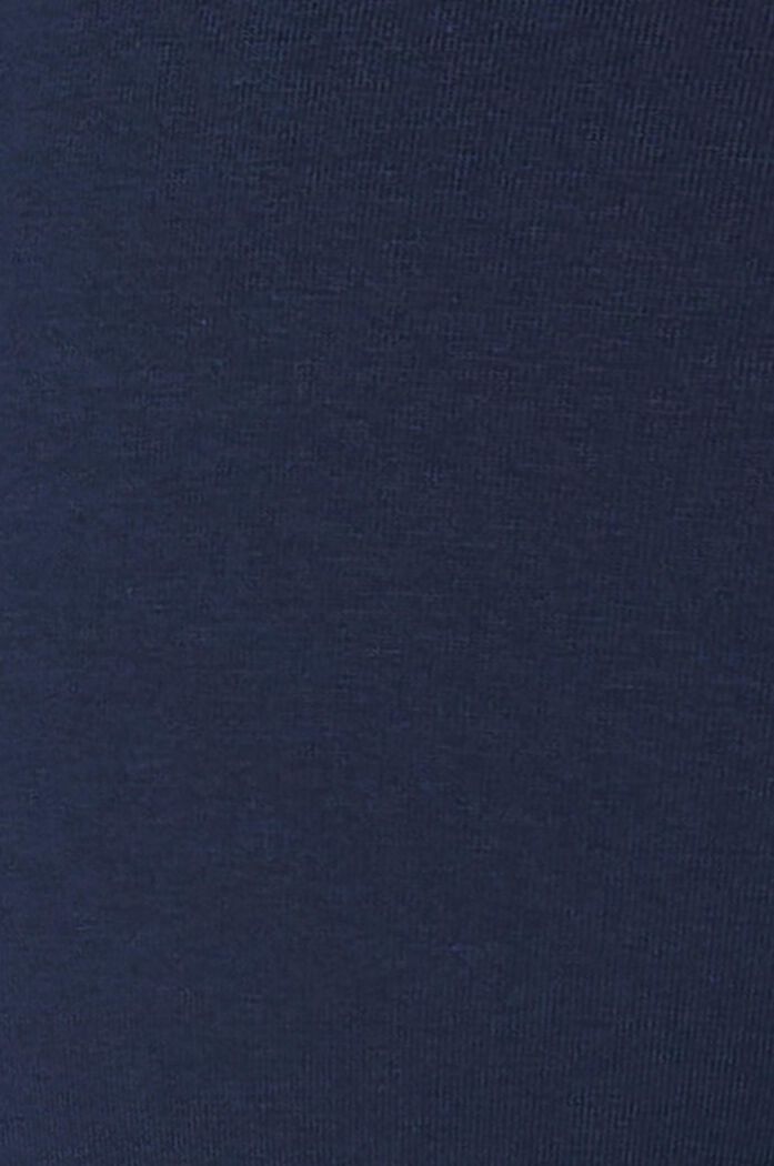 Pantalones de punto por encima de la barriga, algodón ecológico, NIGHT BLUE, detail image number 3