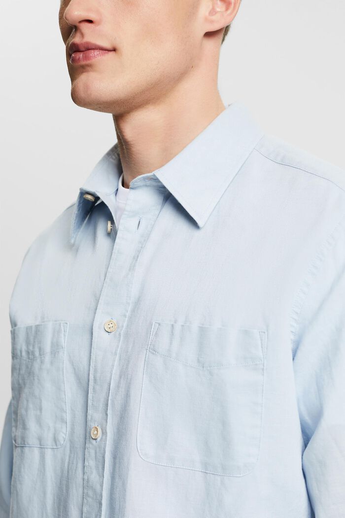 Camisa de manga larga, LIGHT BLUE, detail image number 3