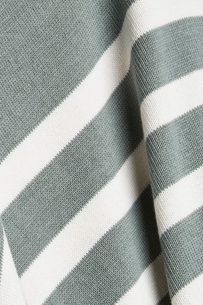 Jersey a rayas con mangas anchas, LIGHT GREEN, detail image number 4