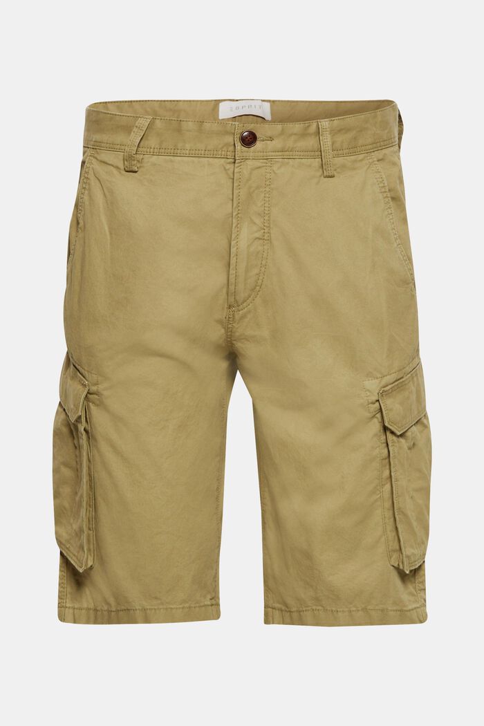 Pantalones cargo cortos en 100% algodón