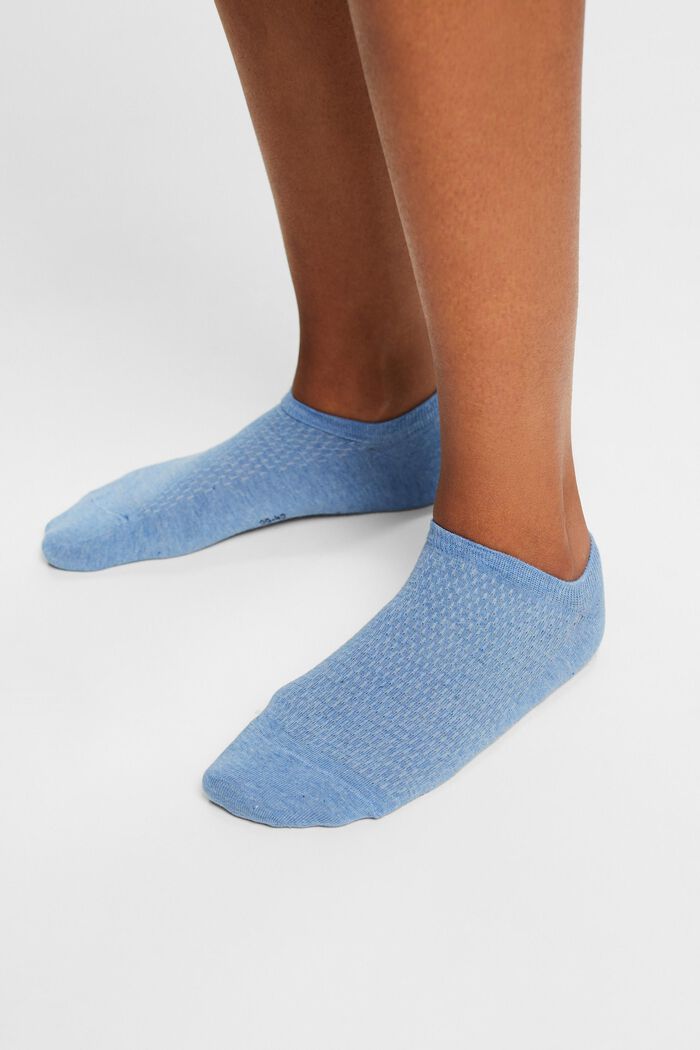 Pack de 2 pares de calcetines para deportivas, BLUE/WHITE, detail image number 1