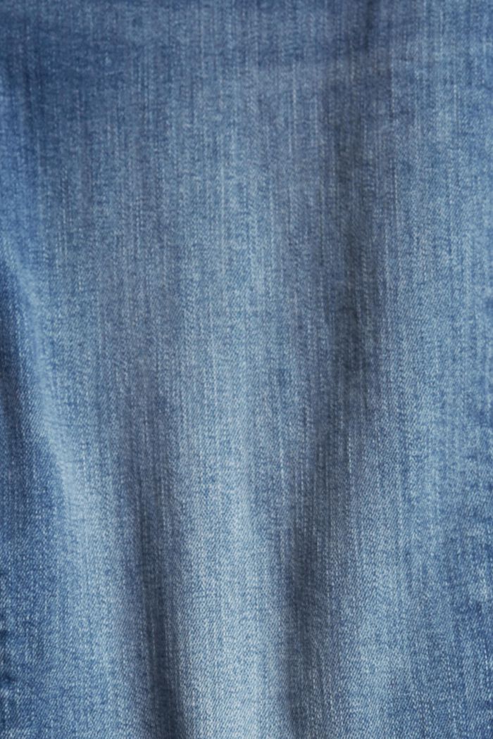 Jeans bootcut en algodón ecológico, BLUE LIGHT WASHED, detail image number 1