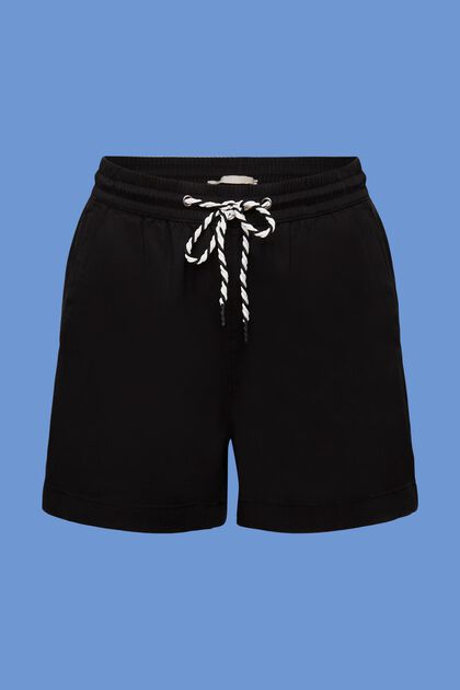 Pantalón corto con cintura de cordón