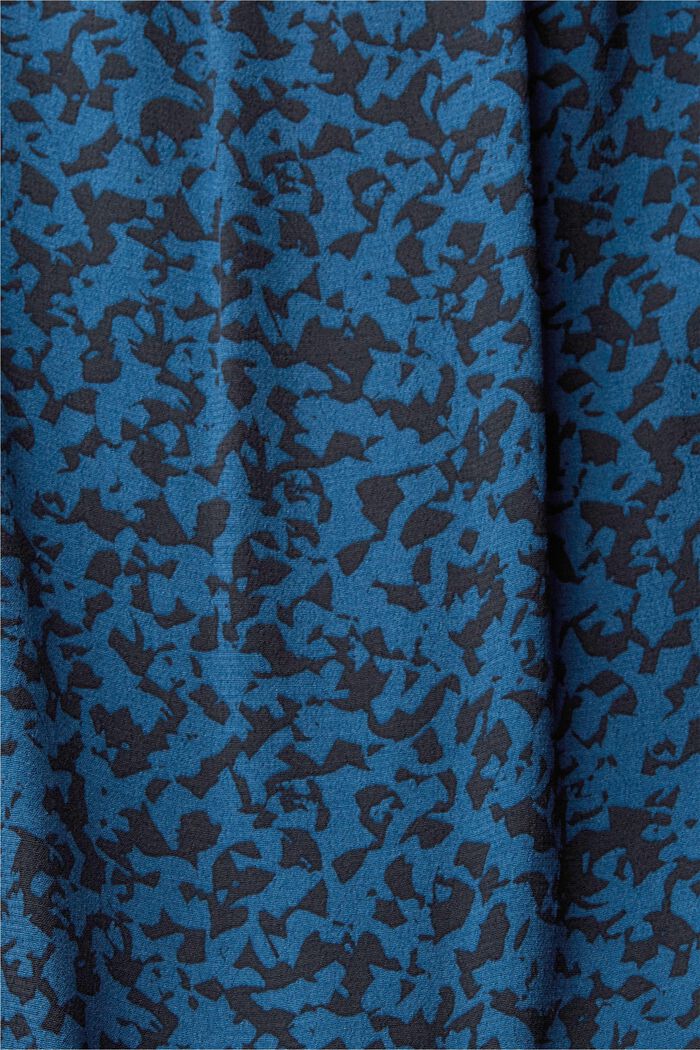 Blusa de viscosa estampada, PETROL BLUE, detail image number 6