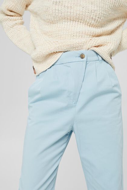 Pantalón chino High-Rise Straight Leg de algodón