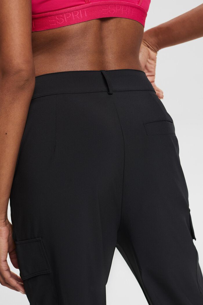 Pantalón deportivo cargo, BLACK, detail image number 3