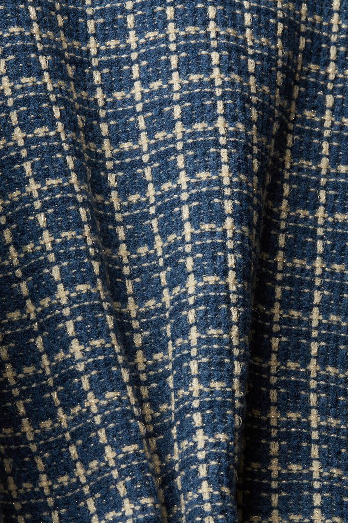 Jersey con diseño de cuadros, PETROL BLUE, detail image number 5