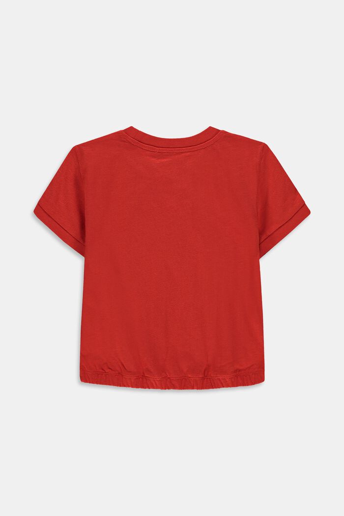 Camiseta con estampado reflectante, RED, detail image number 1