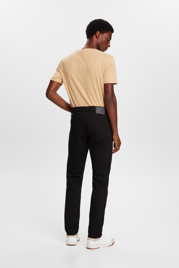 Jeans mid-rise slim fit, BLACK RINSE, detail image number 3