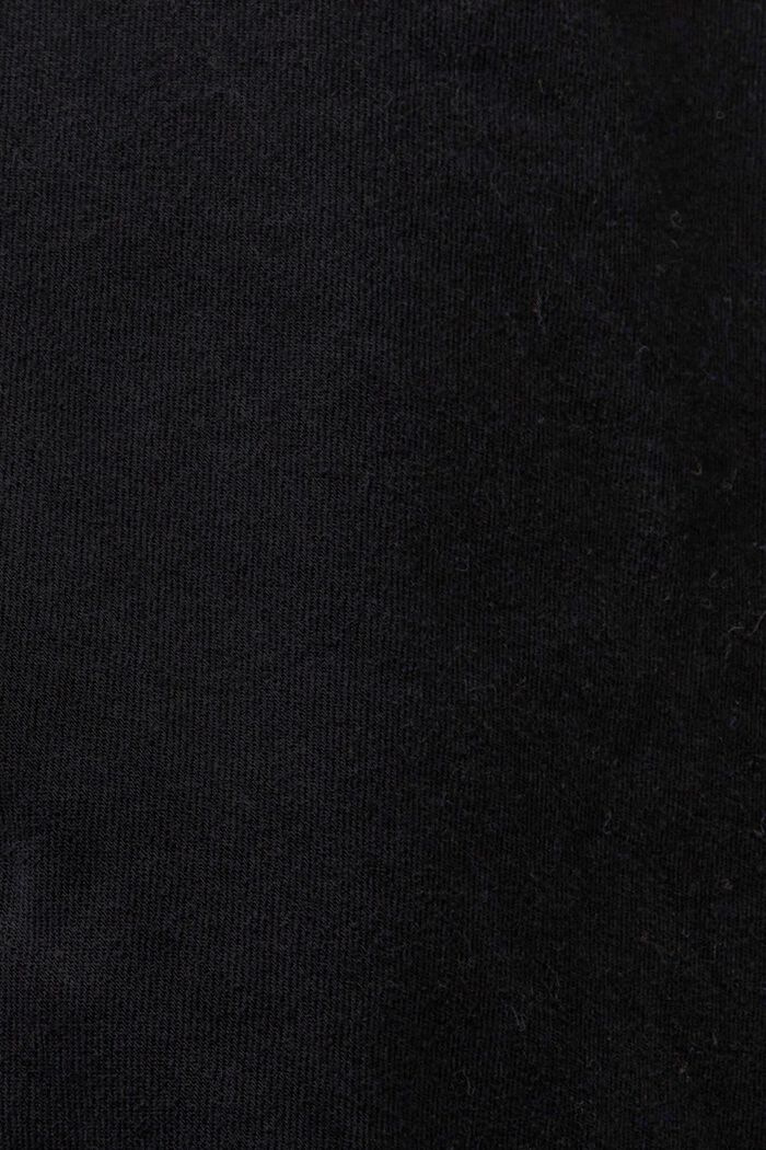 Pantalones pitillo de tiro medio, BLACK, detail image number 6