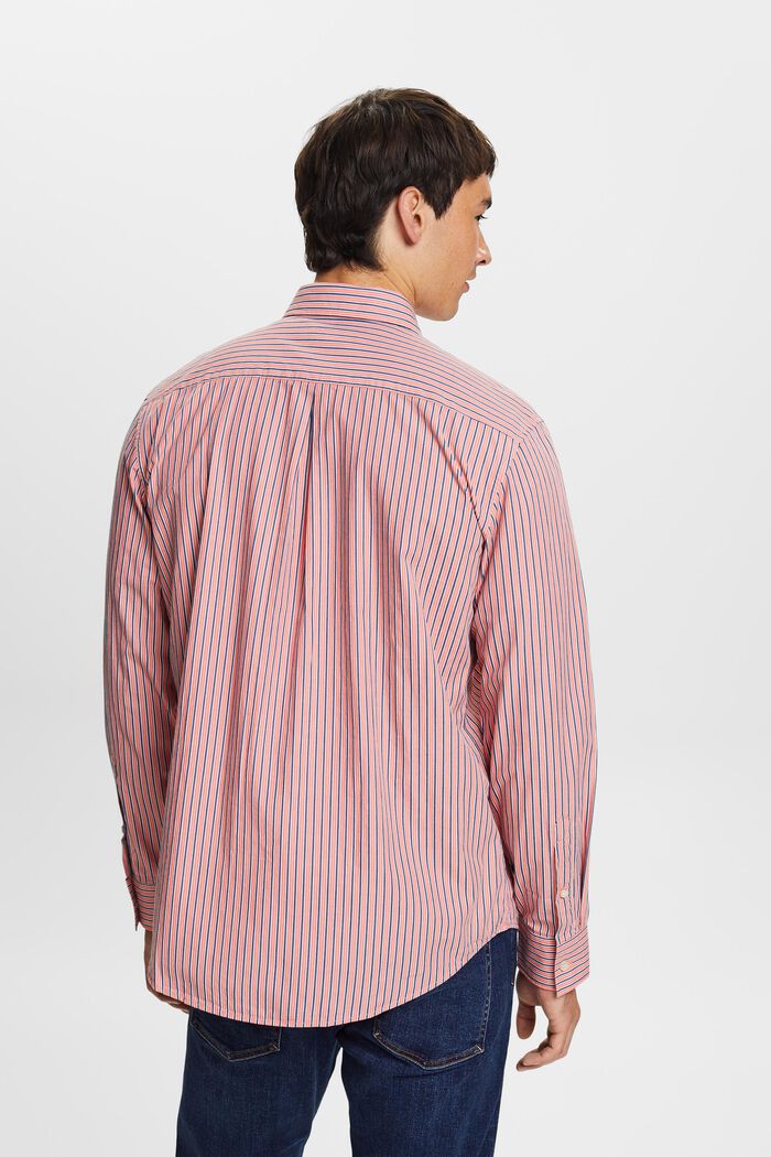 Camisa a rayas, 100% algodón, CORAL RED, detail image number 2