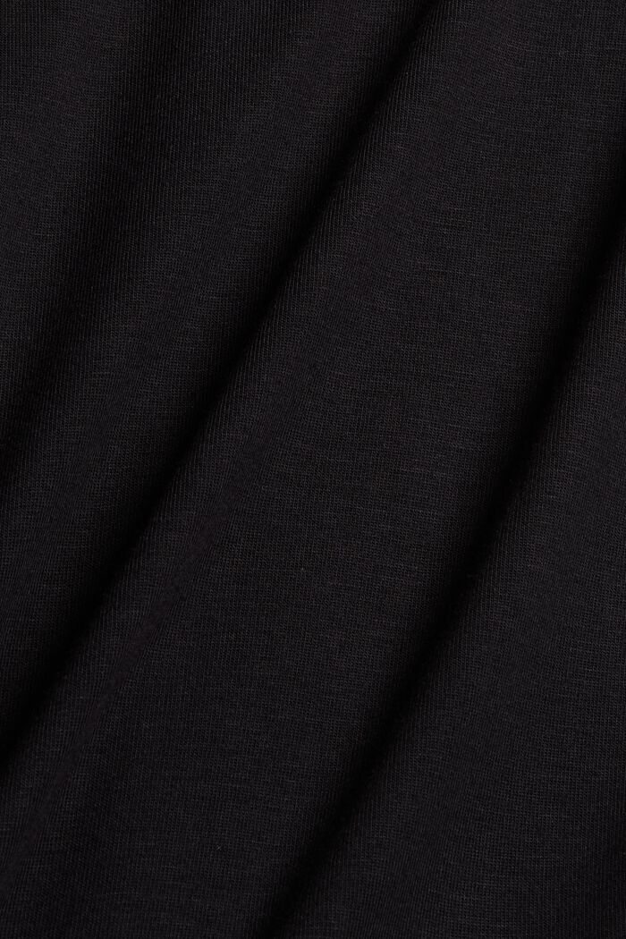 Camiseta de pijama de LENZING™ ECOVERO™, BLACK, detail image number 4