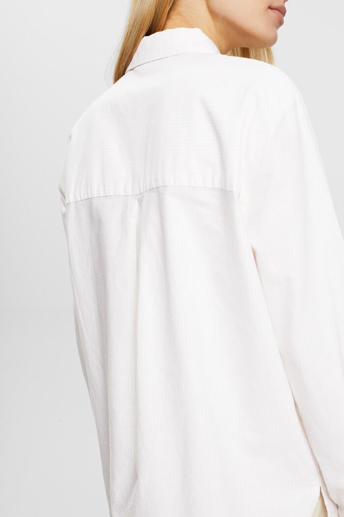 Blusa de algodón a rayas, PASTEL PINK, detail image number 2