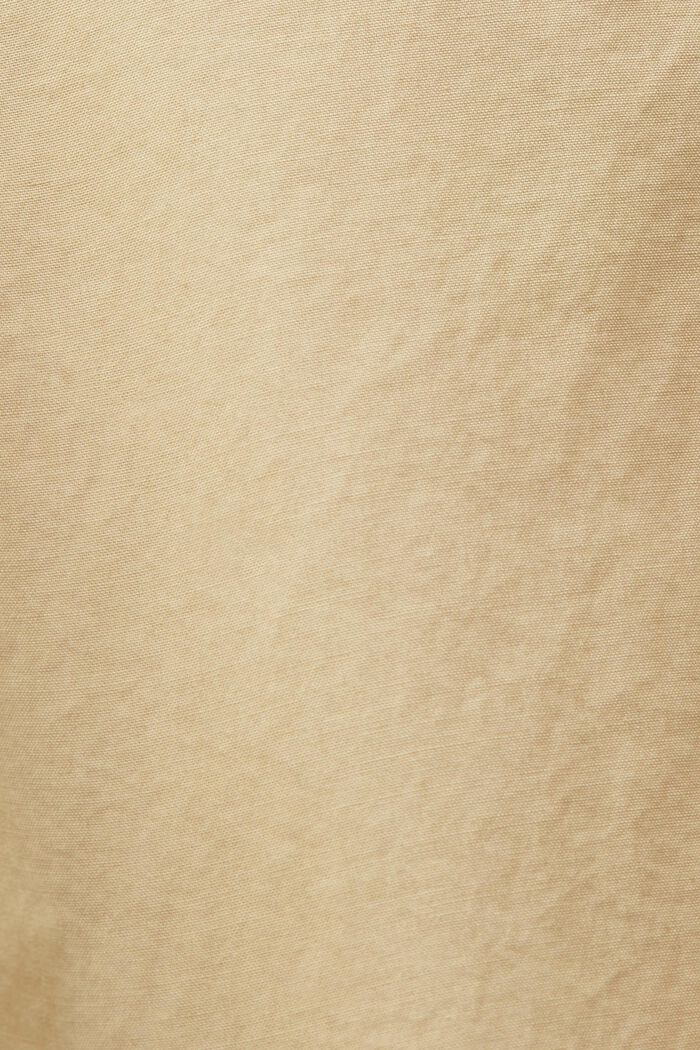 Minifalda de tejido, 100% algodón, SAND, detail image number 6