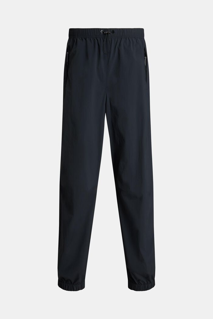 Pantalón deportivo con corte holgado, BLACK, detail image number 4