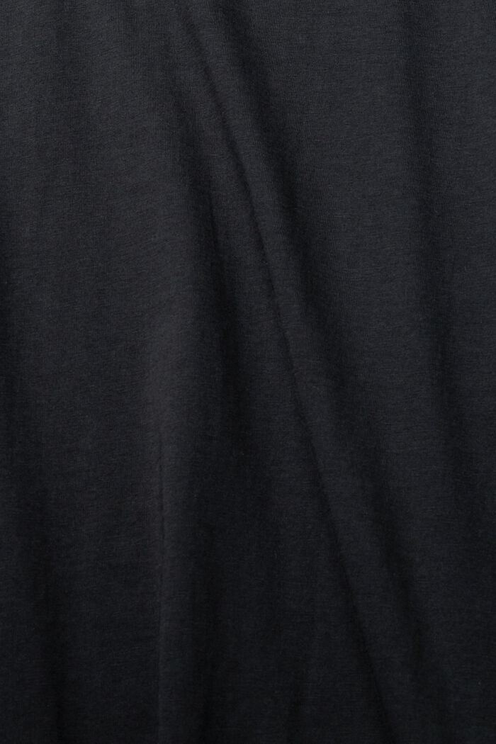 Camiseta de tejido jersey, 100% algodón, BLACK, detail image number 1