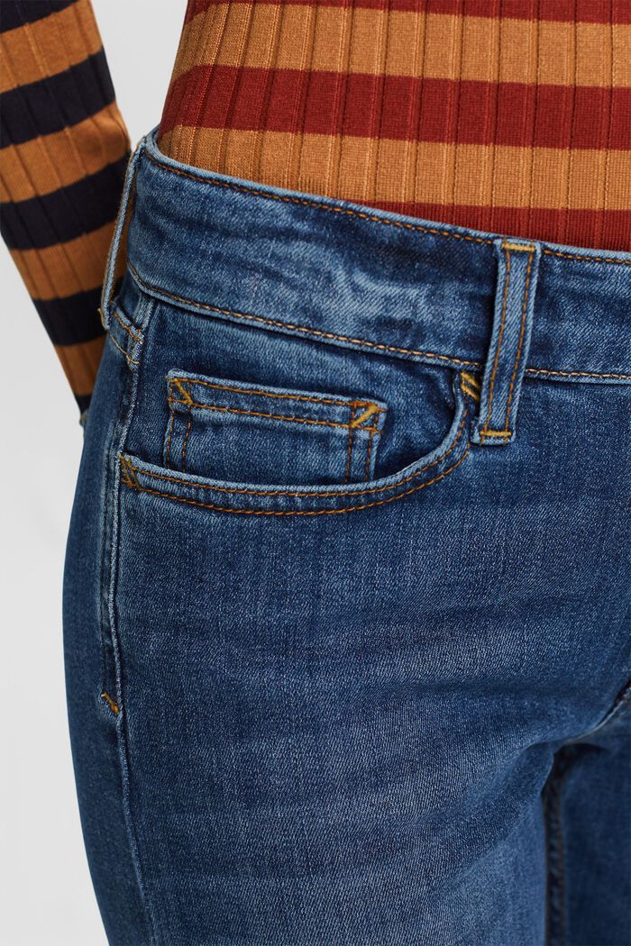 Jeans mid-rise slim, BLUE MEDIUM WASHED, detail image number 2