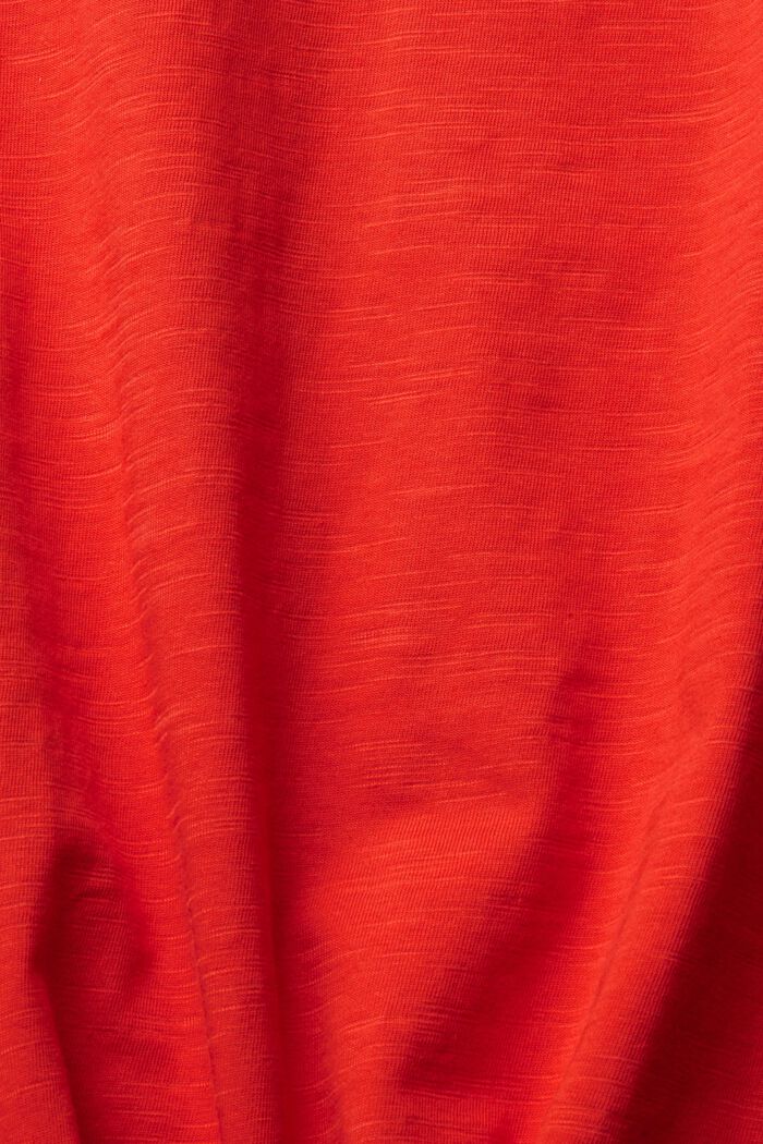 Camiseta de algodón con mangas largas, ORANGE RED, detail image number 1
