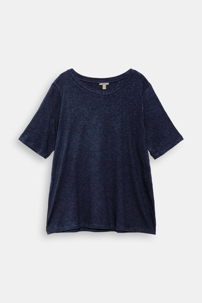 CURVY con lino: camiseta básica