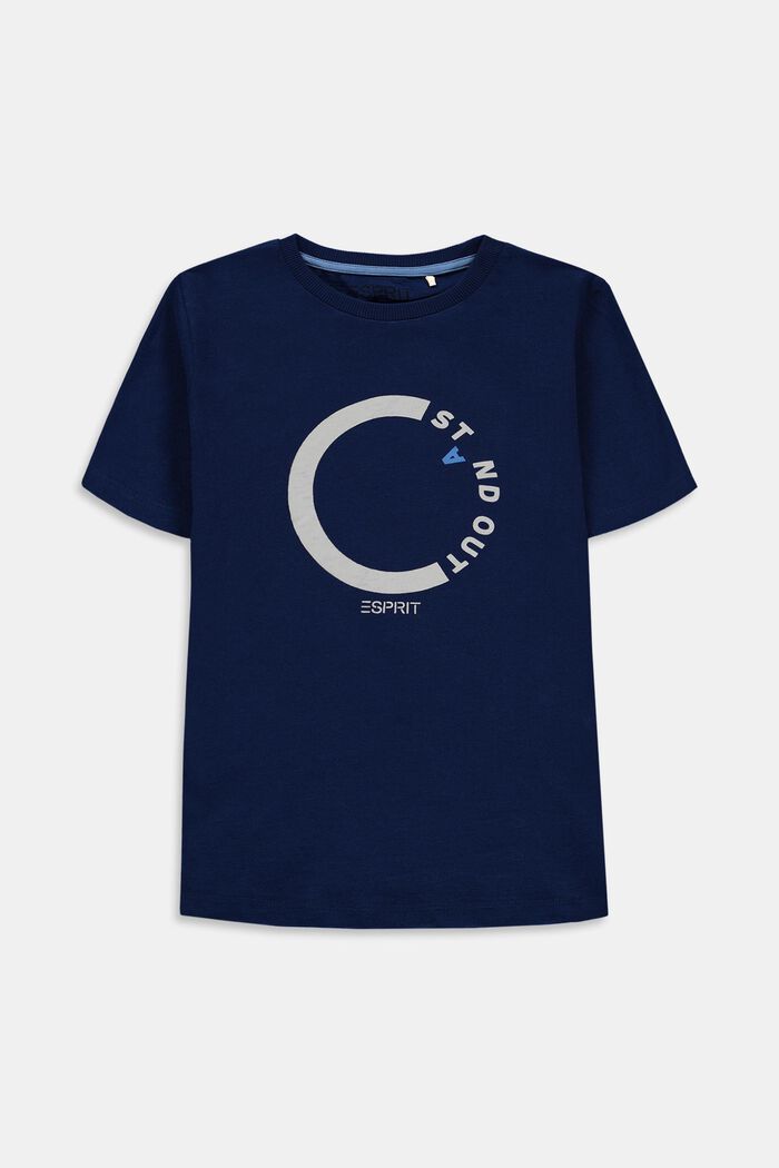Camiseta con estampado, 100% algodón, BLUE, detail image number 0