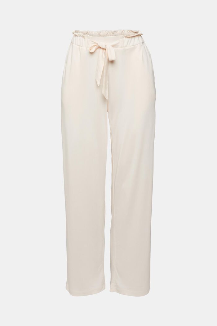 Pantalón de pijama con cinturón de anudar fijo, TENCEL™, SAND, detail image number 2