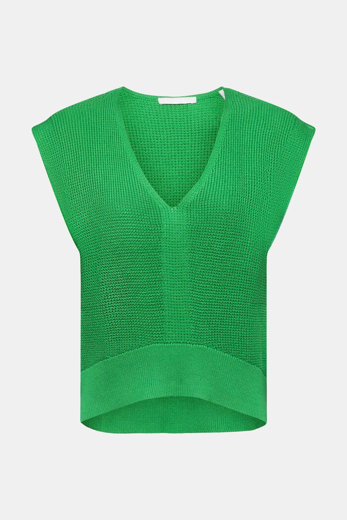 Camiseta de tirantes con cuello en pico, GREEN, detail image number 5