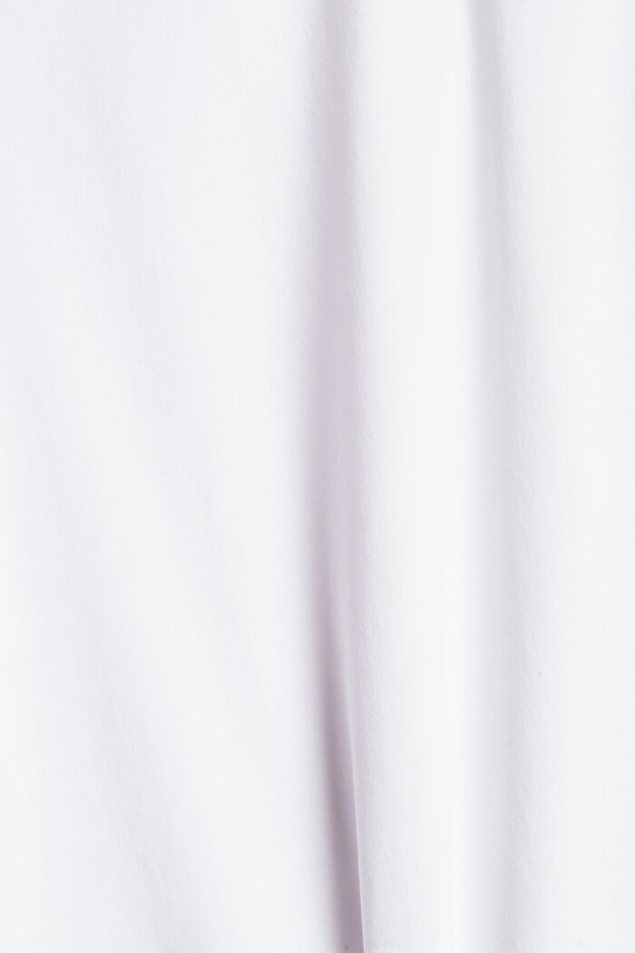 Blusa con bajo irregular, WHITE, detail image number 4
