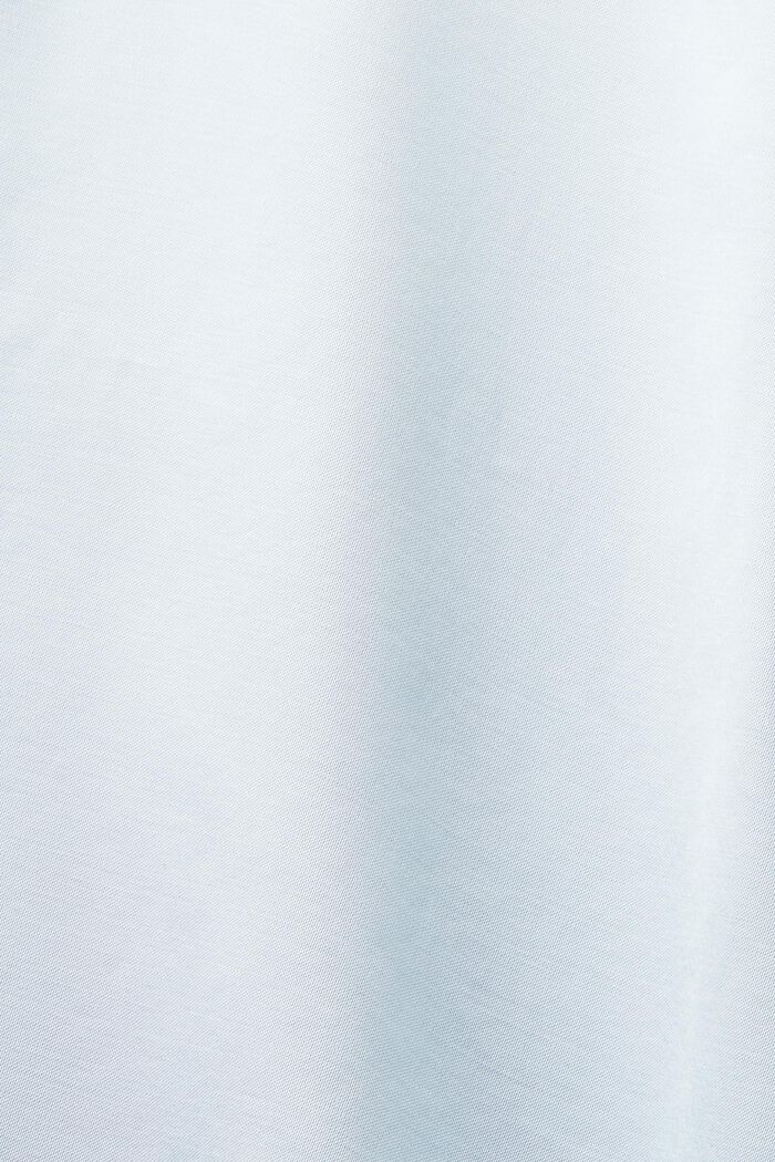 Blusa de manga larga en tejido satén, LIGHT BLUE, detail image number 5