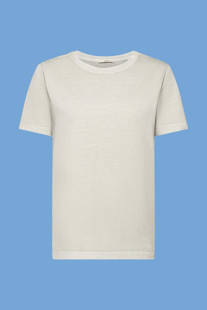 Camiseta en mezcla de algodón, DUSTY GREEN, detail image number 7