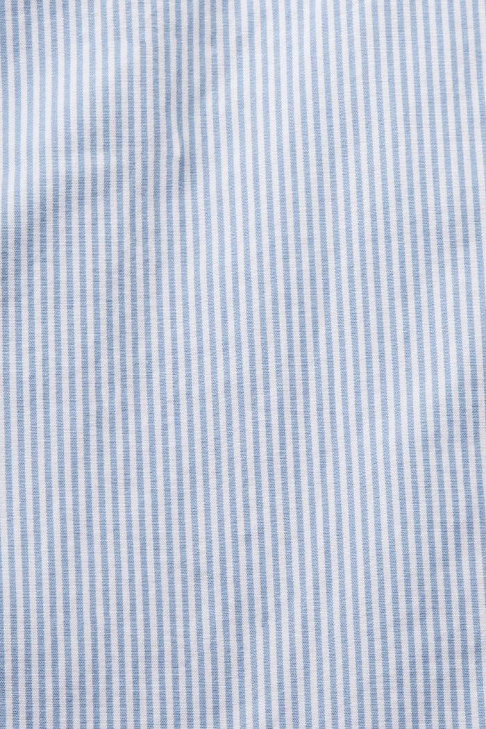 Camisa a rayas en popelina de algodón, LIGHT BLUE, detail image number 5