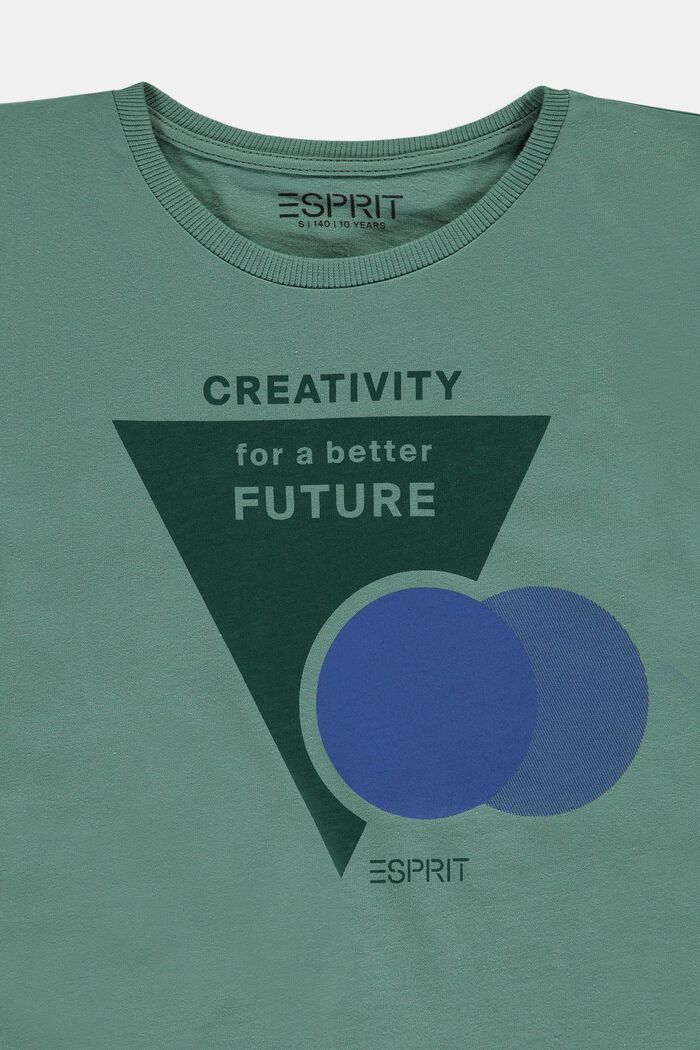 T-Shirts, DUSTY GREEN, detail image number 2