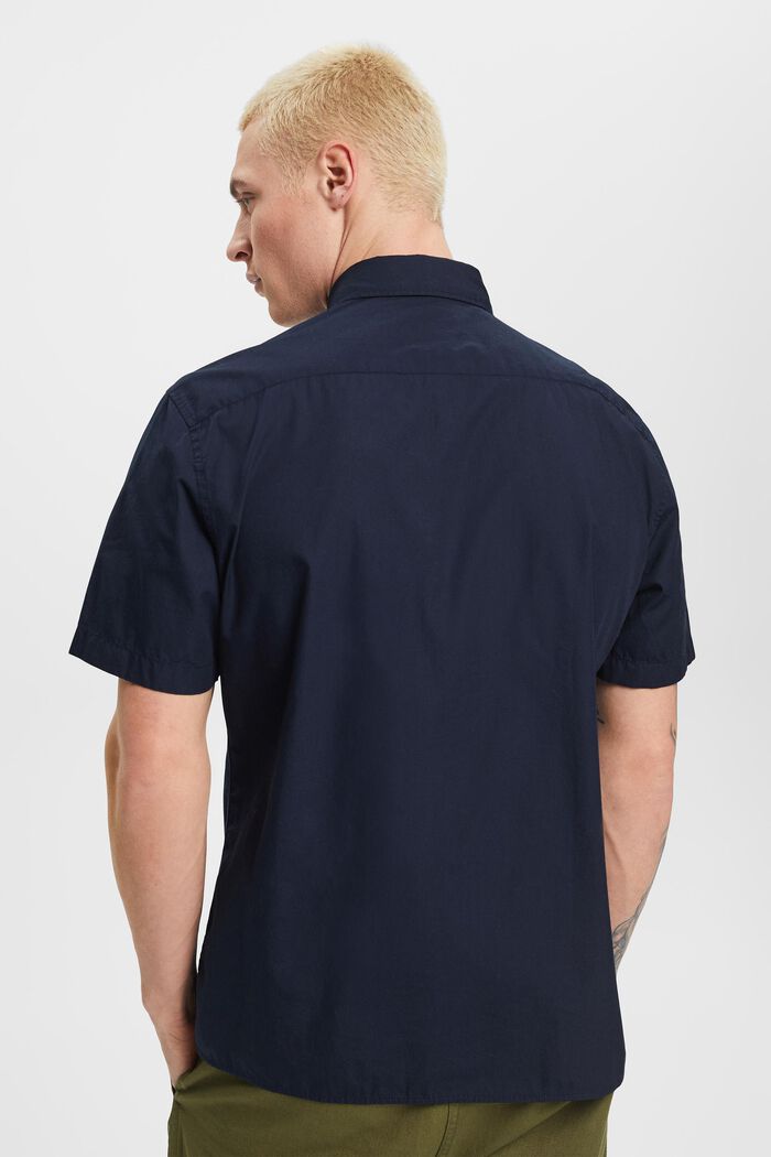 Camiseta de manga corta en algodón sostenible, NAVY, detail image number 3