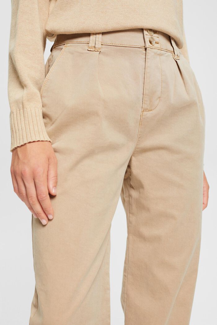 Pantalón chino de cintura alta, TENCEL™, SAND, detail image number 2