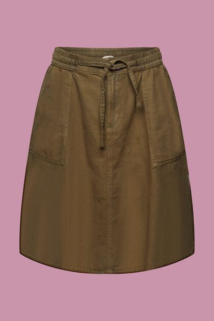 Minifalda con cintura elástica