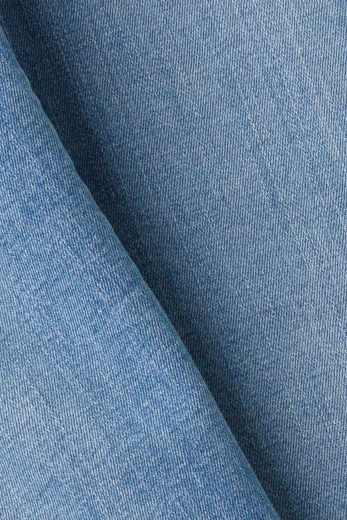 Jeans skinny de algodón sostenible, BLUE LIGHT WASHED, detail image number 5
