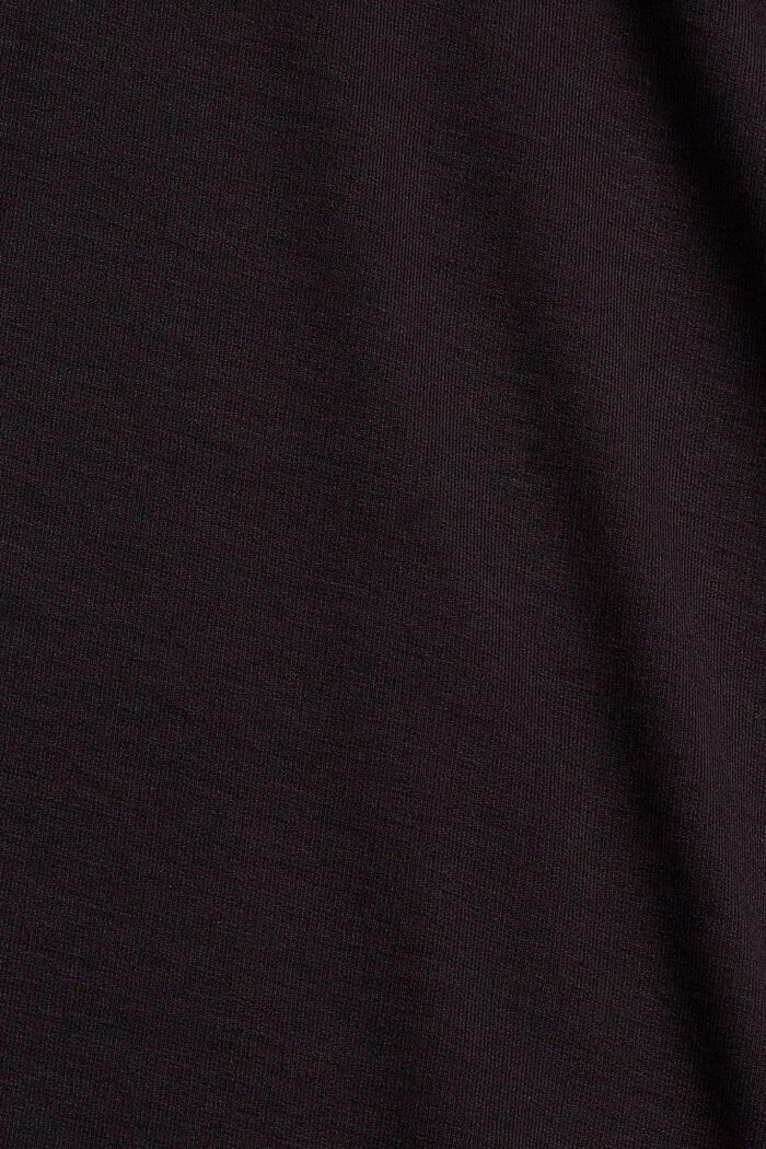 Sudadera ligera, LENZING™ ECOVERO™, BLACK, detail image number 4