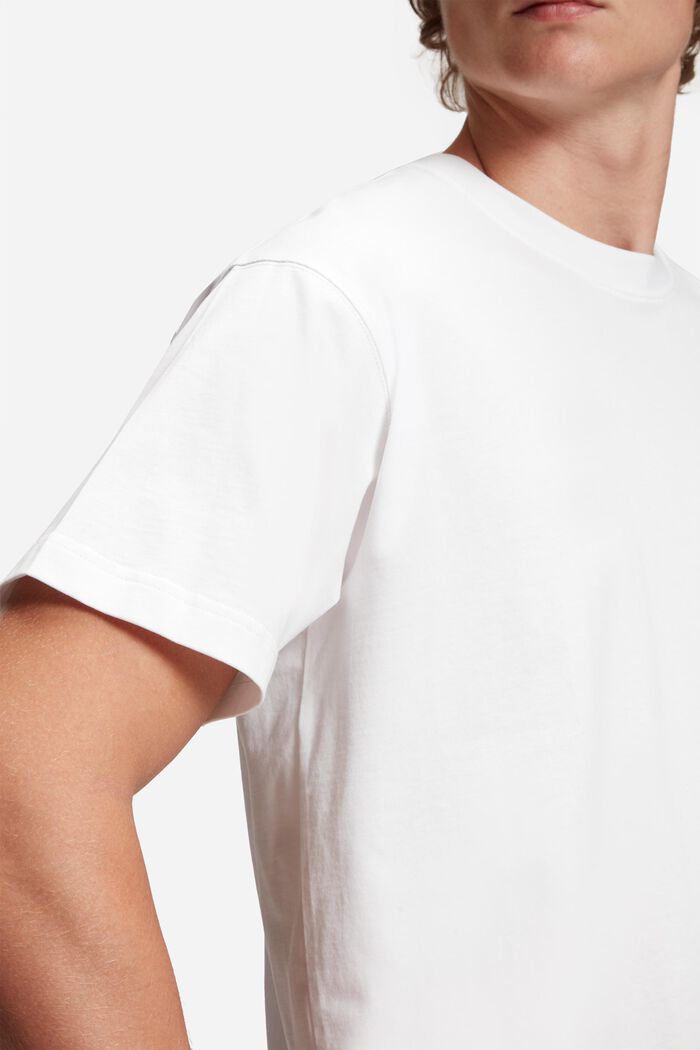Camiseta con estampado de diamante en la espalda AMBIGRAM, WHITE, detail image number 3