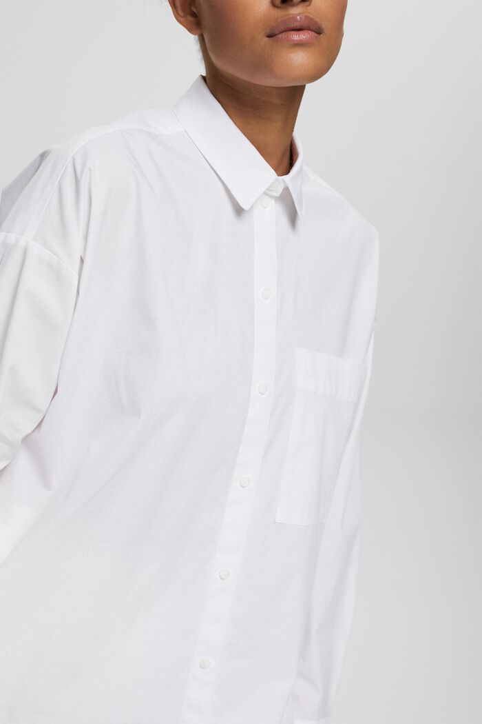 Blusa camisera oversize, WHITE, detail image number 2