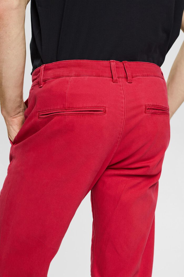 Pantalón chino de algodón, RED, detail image number 2