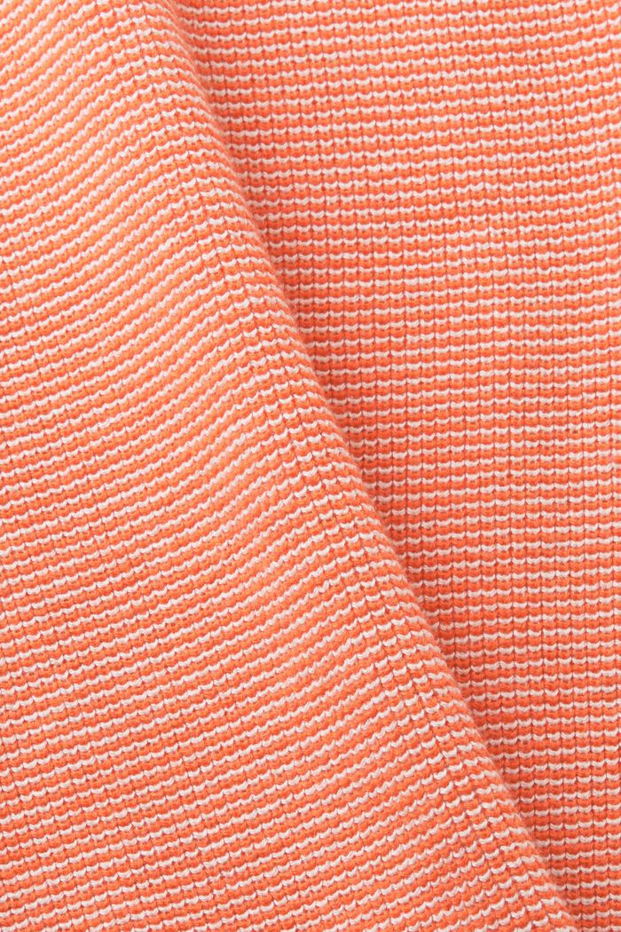 Jersey de rayas y cuello alto, ORANGE RED, detail image number 5