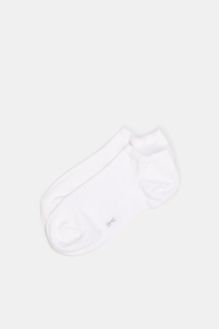 Pack de 2 calcetines tobilleros, WHITE, detail image number 0