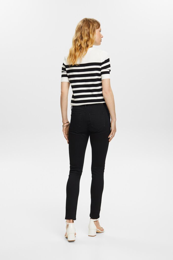 Jeans mid-rise skinny, BLACK RINSE, detail image number 2