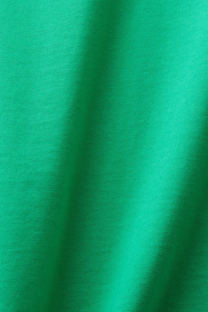 Camiseta de algodón pima con cuello redondo, GREEN, detail image number 5