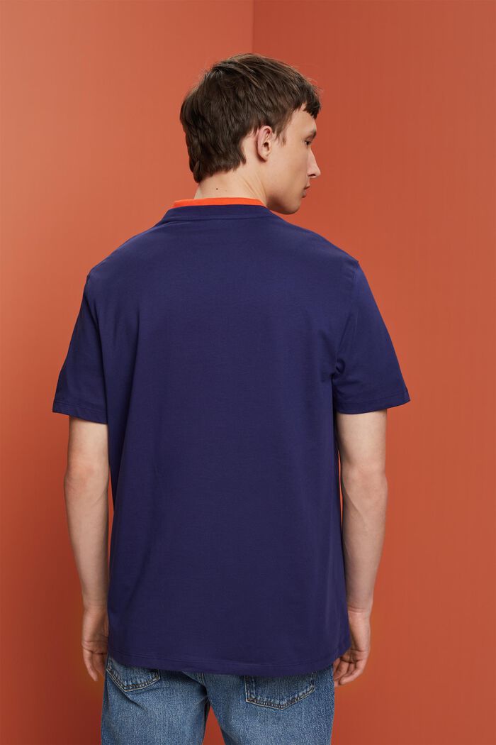 Camiseta de punto estampada, DARK BLUE, detail image number 3